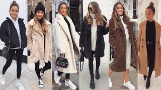 12 MUST HAVE WINTER COATS  Kate Hutchins [upl. by Anwadal841]