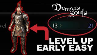 How to LEVEL UP FAST Early  Demons Souls Remake Noob Guide [upl. by Joliet691]