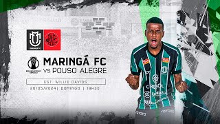 MARINGÁ FC 1 X 0 POUSO ALEGRE  BRASILEIRÃO SÉRIE D 2024  5ª RODADA [upl. by Eveiveneg]