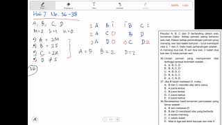 Bahas SKD TIU Hal 7B Soal No 36  38 [upl. by Napra]