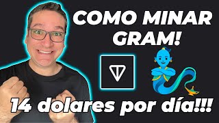 💙COMO MINAR GRAM💙 14 DOLARES POR DÍA tutorial Windows y HiveOS [upl. by Yeliw]