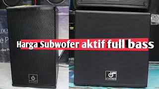 daftar harga subwofer aktif full bass 2024 [upl. by Chari]