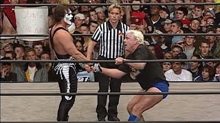 Final Episode of WCW Nitro Sting vs Ric Flair [upl. by Ydner831]