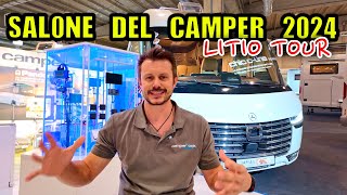 SALONE del CAMPER 2024 🔥 IMPIANTO al LITIO TOUR 😳 FIERA di PARMA [upl. by Nimaj358]