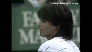 Chris Evert vs Gabriela Sabatini  1985 Family Circle Cup Final Highlights [upl. by Katherine]