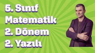 5 Sınıf Matematik 2 Dönem 2 Yazılı [upl. by Berck]