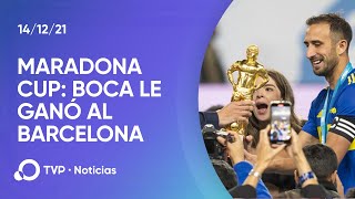 Maradona Cup Boca le ganó al Barcelona [upl. by Aehsan]