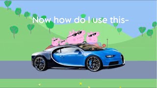 I edited Peppa Pigs family in a Bugatti part 5 [upl. by Hairem]