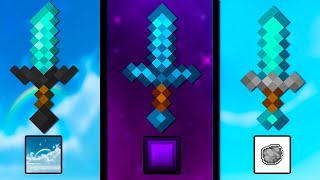 ✅TOP 3 TEXTURE PACKS PARA BEDWARS 16X AESTHETIC FPS BOOST 189 [upl. by Ainehs]