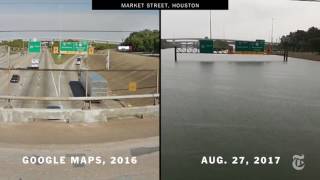 Houston Before and After Harvey [upl. by Yarled335]