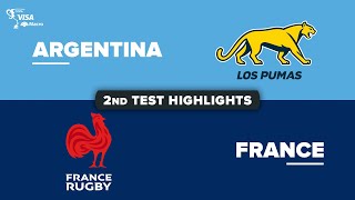 HIGHLIGHTS  ARGENTINA v FRANCE  July Internationals 2024  Second Test [upl. by Amairam]