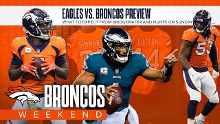 Eagles vs Broncos preview What to expect from Teddy Bridgewater and Jalen Hurts on Sunday [upl. by Gneh666]