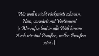 Ich bin ein Preuße kennt ihr meine Farben Alle Strophen zum Mitsingen [upl. by Dominick]