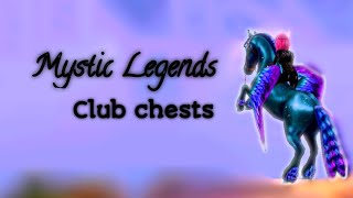 Mystic Legends CLUB CHESTS🪻  First week in Mystic  Lucie Legend 🎀 [upl. by Dorcea314]