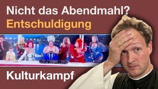 quotEntschuldigungquot Ist es wirklich das Abendmahl Kulturkampf Olympia 2024 [upl. by Airekahs128]