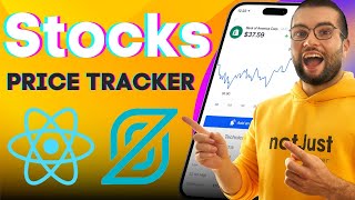 Lets Build a STOCKS Price Tracker with React Native stepbystep tutorial [upl. by Fineman438]