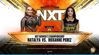 WWE 2K24 NXT Natalya Vs Roxanne Perez [upl. by Marianne]