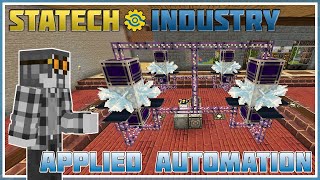 Finally Started into Applied Energistics 2  Minecraft Statech Industry 20 [upl. by Nailuj]