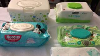 Baby Wipes Review Which Brands HuggiesPampers Kirkland  Cinson888 [upl. by Most]