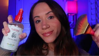 ASMR  Bestfriend Does Your Makeup amp Skincare [upl. by Annauj]