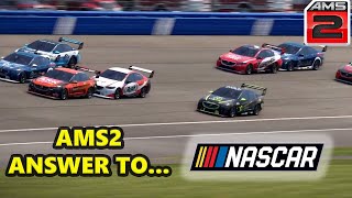 AMS2 Oval Racing  NASCAR Vibes [upl. by Adiaz]