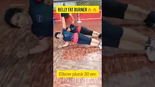 belly fat burnerfitness abs plank weightloss [upl. by Nnaylloh]