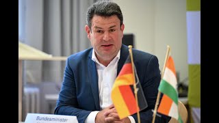 Arbeitgeber attackieren Arbeitsminister Heil in MindestlohnDebatte【Nachricht】 [upl. by Wadlinger]