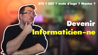 Comment devenir informaticien  Filières  Études  BAC à BAC 5 [upl. by Aerdnahs]