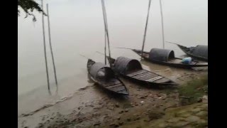 Waves seen on Ganga at Mangal Pandey Ghat Barrackpore  Tidal Waves on River Ganga in Kolkata [upl. by Tobi]