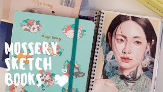 Mossery Sketchbooks Review Tour Setup amp Tips by Haze Long [upl. by Godber]