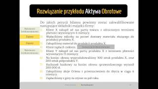 5b Rozwiązanie przykładu aktywa obrotowe [upl. by Nitsrek]