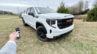 2023 GMC Sierra 1500 Elevation Start Up Test Drive Walkaround POV and Review [upl. by Eyde]