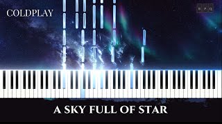 Coldplay  Sky Full of Stars Cover Piano LED [upl. by Puto19]