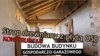 Strop drewniany i płyty OSB  Vlog 24 [upl. by Oeramed]