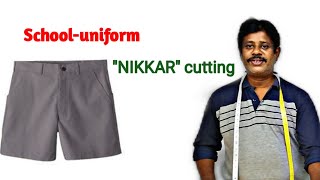 SCHOOLUNIFORM quot NIKKER quot CUTTING  clear explanation  LEARN TAILORING IN TELUGU [upl. by Aztin]