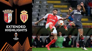 Braga vs Monaco Extended Highlights  UEL  Round of 16  Leg 1  CBS Sports Golazo Europe [upl. by Yenhpad]