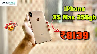 Unboxing Apple iPhone XS Max ₹8139 🤯🔥  Grade E  Cashify Supersale  Full Review [upl. by Georgy]