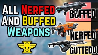 I Tested ALL The Nerfed and Buffed Weapons Helldivers 2 New Patch [upl. by Aihsi]