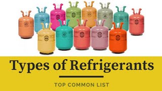 Types Of Refrigerants  what is refrigerant [upl. by Cela]