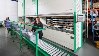 Central storage of small parts in the Hänel LeanLift® [upl. by Jecoa]