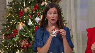 Lenox Set of 3 Merry amp Bright Iridescent Silver Plated Ornaments on QVC [upl. by Ema384]