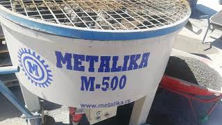 Mesalica za suvi beton METALIKA M500 [upl. by Hazel]