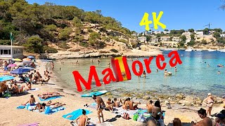 🏖️Beaches near Palma de Mallorca Spain 📷4K [upl. by Kandace294]