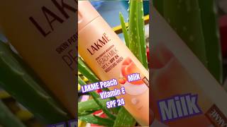 LAKME Peach 🍑 Milk Vitamin ESPF Moisture shorts lakme moisturizer [upl. by Aaberg]