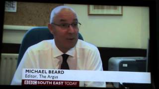 The Brighton Argus Interview with Editor Michael Beard [upl. by Sephira39]