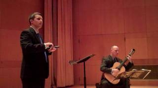 Juramento A promise by Miguel Matamoros  Ian Howell  Countertenor  Karl Wohlwend  Guitar [upl. by Aldrich]