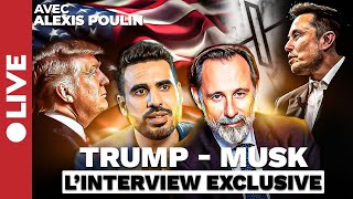 1 milliard de vues pour linterview MuskTrump  Idriss Aberkane reçoit Alexis Poulin [upl. by Schiffman]