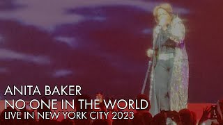 Anita Baker  No One In The World  Live New York City 2023 [upl. by Lindi965]