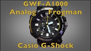 Casio G Shock New Analog Frogman GWFA1000 Module 5623 Review and Walkthrough of modes and settings [upl. by Francisco]