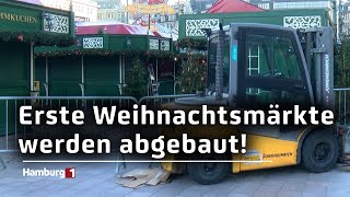 Abbauarbeiten haben begonnen Viele Weihnachtsmärkte haben geschlossen  aber nicht alle [upl. by Ardna]